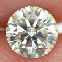 Round Shaped Diamond Natural Loose White Certified Enhanced 0.43 Carat H/SI1 - £276.63 GBP