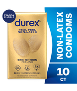 Real Feel Condoms for Men, Non Latex Lubricated Condoms with Skin-On-Ski... - $318.39 MXN