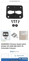 23390992 Primary Hood Latch Striker Kit OEM GM - £7.47 GBP