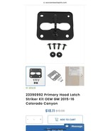 23390992 Primary Hood Latch Striker Kit OEM GM - $9.50