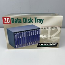 Case Logic ZDT12 Data Disk Tray 12 Disk Capacity Vintage 1997 - £7.87 GBP