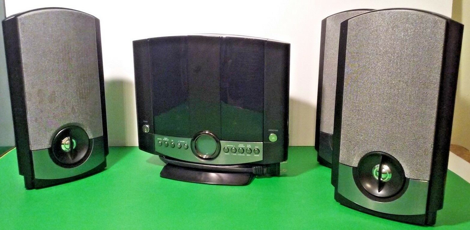 GPX Home Music System CD Player AM/FM Radio Black Model