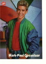 Mark Paul Gosselaar The Monkees Davy Jones teen magazine pinup clipping - £2.79 GBP