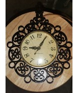 Vintage General Electric Plastic Black Wall Clock 2151 - $19.70