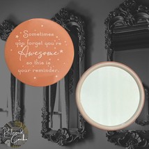 You&#39;re Awesome Round Circle Compact Mirror  - $74.73 MXN
