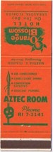 Matchbook Cover Orange Blossom Hotel Aztec Room Sarasota Florida - £2.99 GBP