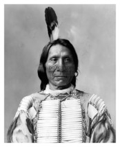 Chief Red Cloud Lakota Sioux Native American Chief 8X10 B&amp;W Photo - £6.47 GBP