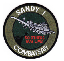 4&quot; Air Forces Fairchild Republic A-10 Sandy I Combatsar Embroidered Patch - £22.64 GBP