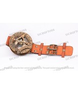 Anitique Vintage Style WWII Armbanduhr Messing Runde Sonnenuhr Kompass G... - £22.04 GBP+