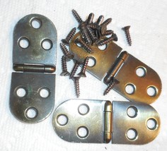 Three Free Westinghouse Rotary Table Hinges For Top Cover w/18 Screws - £9.96 GBP