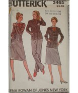 Vintage Butterick 3465 Jacket Blouse Skirt Pants Jacket Size  16 UNCUT - $12.34 CAD