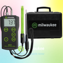 Milwaukee MW102 PRO+ 2-in-1 pH and Temperature Meter ATC with Hard Carrying Case - £132.77 GBP