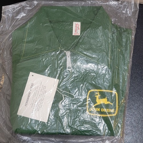 Vintage 1970s Louisville John Deere Green Permanent Press Jacket USA Sz ... - $117.68