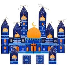 Ramadan Advent Calendar Decorations 30 Days Diy Eid Mubarak Countdown Ca... - £8.47 GBP