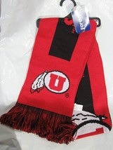 NCAA Utah State Aggies 2016 Big Logo Red Scarf 64&quot; by 7&quot; by FOCO - £23.97 GBP