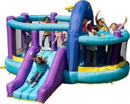 Whack-A-Play Inflatable Bounce House Basketball Hoop Slide Quick Inflate... - £400.36 GBP