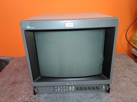Defective Sony Trinitron PVM-1354Q 13&quot; Retro Gaming Color Monitor NO POWER AS-IS - £189.73 GBP