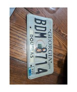 Georgia License Plate BDM 871 Douglas County, August 2011 Decal - $187.07 MXN