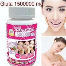 Gluta White Supreme 1500000Mg Whitening Anti Aging Reduce Freckles Softgels 30pc - £15.23 GBP