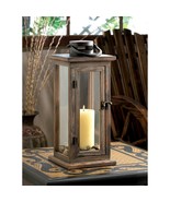 Perfect Lodge Wooden Candle Lantern - £27.84 GBP