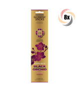 8x Packs Gonesh Extra Rich Black Orchid Incense Sticks | 20 Sticks Per Pack - $22.48