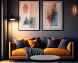 Apex Aura — 2-Print Geometric Abstract Set - $6.99
