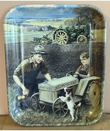 2001 John Deere &quot;Big Wheel, Little Wheels&quot; Metal Tray 13.25&quot;X10.5&quot; Made ... - €12,06 EUR