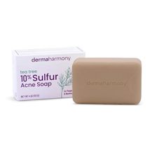 10% Sulfur Soap with Tea Tree Oil - DermaHarmony 4oz - One Bar (Made in ... - $7.81