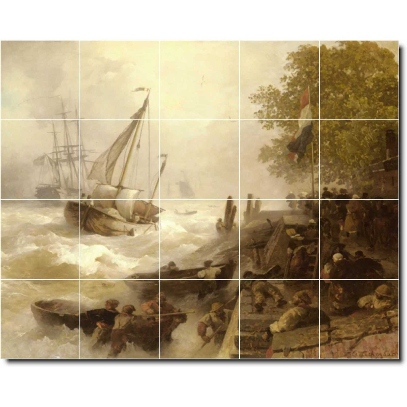 Achenbach andreas return to harbour in rough seas