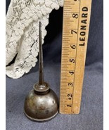 Vintage Unmarked Thumb Pump Oiler Oil Can 7 1/2” Tall - £7.00 GBP