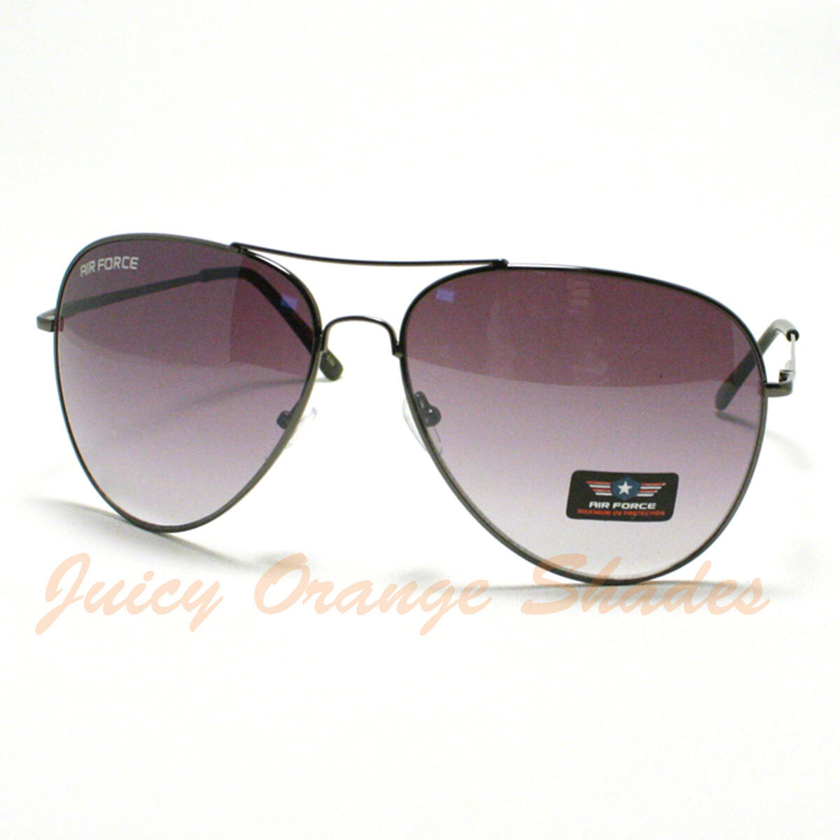 Air Force Classique Aviateur Métal Cadre Lunettes de Soleil Acier W / Ve... - $7.16