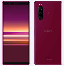 SONY XPERIA 5 J8210 6gb 128gb Octa-Core 6.1&quot; Single Sim Finger Id Android Red - £342.87 GBP