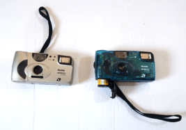 Kodak Advantix F310 Transparent Blue & Advantix F300 -Tested, both work Lot of 2 - $23.71