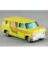 Vintage Metal Toy Van Yatming 1981 Yellow Sunbird Van Universal Studios Car - £11.33 GBP