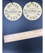 2 Kowaki-En Hotel Luggage Baggage Tags Fuji-Hakone-Izu National Park Jap... - $23.21