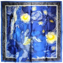 VhoMes NEW Genuine 100% Mulberry Satin Silk Scarf 42&quot;x42&quot; Large Square Shawl Wra - £41.00 GBP