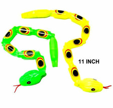 24 Pieces WIGGLEY SNAKES W WHISTLE toy reptile play snake fake novelty bulk lot - £7.58 GBP