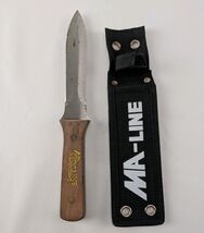 Ma-Line MA-KN74HD Heavy Duty Duct Knife HVAC Wood Handle w/ Sheath - $15.99