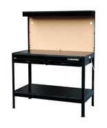 4&#39; Garage Workbench Cabinet Combo with Light Tool Work Bench Steel Table... - $190.58