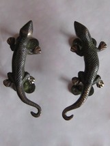 Lizard Brass Door Handle 5.5&quot; - Nepal - £40.08 GBP