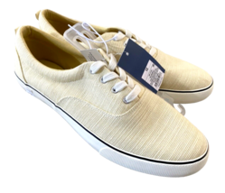 Universal Thread 12 Lace Up Sneaker Tenis Shoes Light Yellow Beige Cream Womens - £36.53 GBP