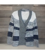 PULI Nordstrom Womens M Cardigan Sweater Shawl Collar Toggle Button Wool... - $9.85