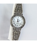 Lady Futura Stretchable Watch Quartz 3963 V377 Silver Color Rhinestones ... - $17.63