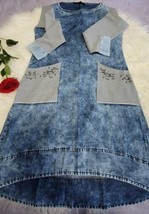 Show On Women&#39;s Denim Medium Dress Accented With Studs In The Pocket! - £35.03 GBP