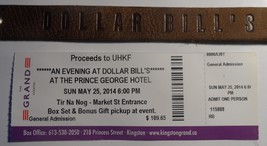 Dollar Bill&#39;s Kingston Bar Ticket Stub And Leather Wristband Collectible... - £10.19 GBP