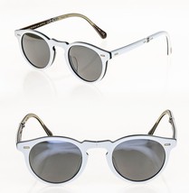 Oliver Peoples Gregory Peck 1962 White Green Blk Folding Sunglass 5456 OV5456SU - £223.50 GBP