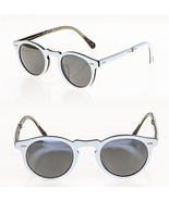 OLIVER PEOPLES GREGORY PECK 1962 White Green BLK Folding Sunglass 5456 O... - £225.16 GBP
