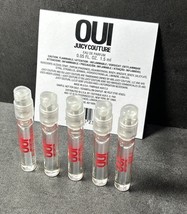 5x Vials OUI by Juicy Couture for Women 0.05 oz 1.5 ml EDP Spray NEW - £15.47 GBP