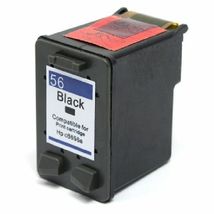 Compatible with HP No. 56 (C6656A) Black - PREMIUM ink Rem. Inkjet Car - £12.58 GBP