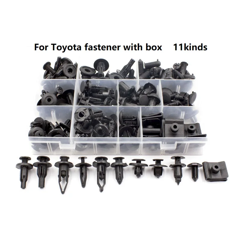 Universa for Toyota Sets Box Auto Plastic Bumper Fender trunk Retaining ... - £14.88 GBP+